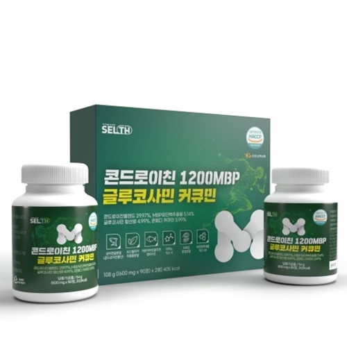 셀스 콘드로이친1200MBP 글루코사민 커큐민 600mg x 180정, 1개