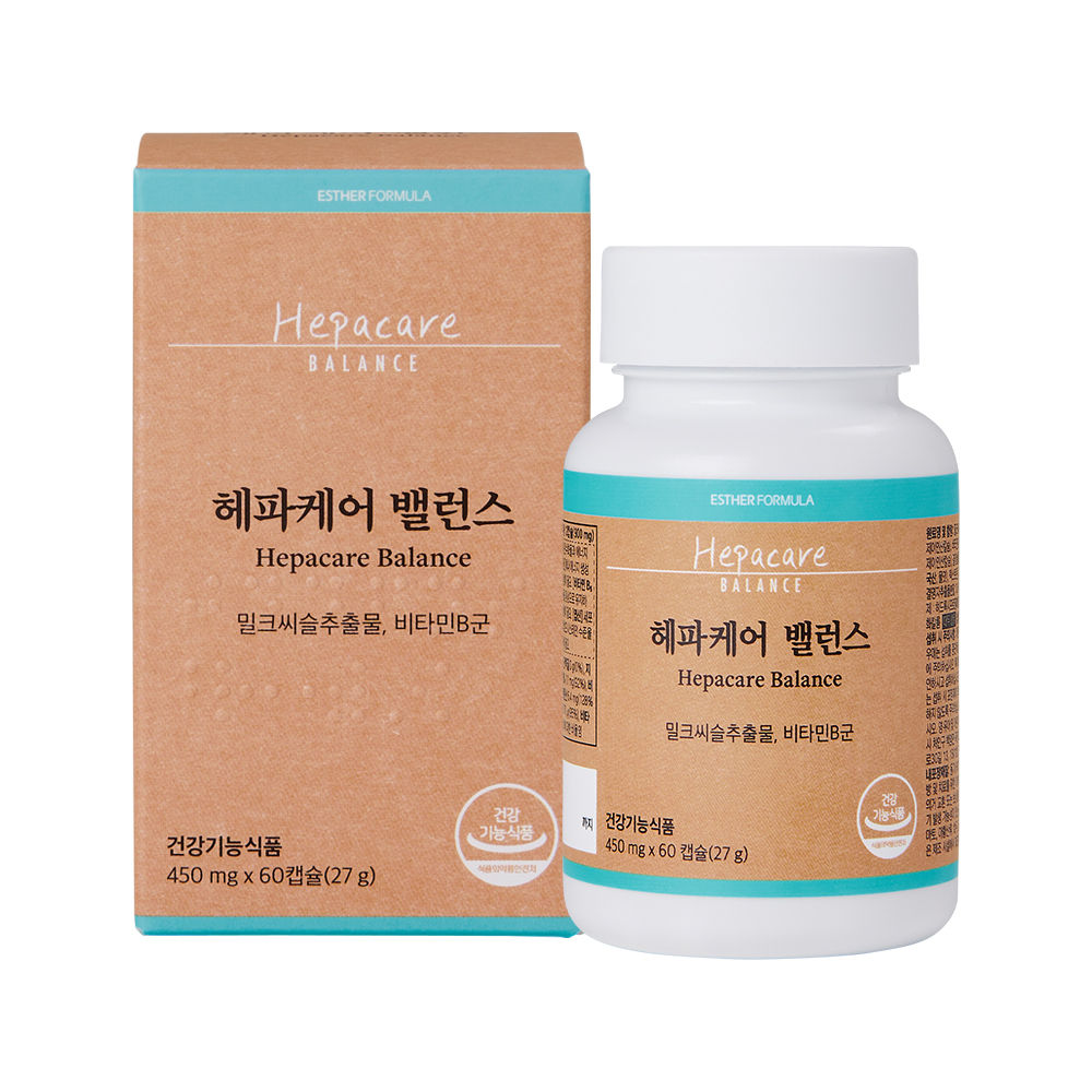에스더포뮬러 <b>헤파케어 밸런스</b> 450mg x 60캡슐, 1개