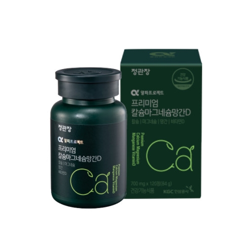 정관장 알파프로젝트 프리미엄 칼슘마그네슘망간D 700mg x 120정, 1개