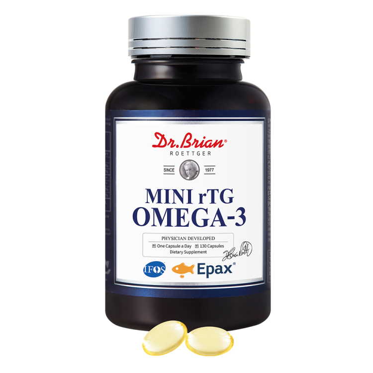 닥터브라이언 미니 rTG 오메가-3 600mg x 130캡슐, 1개