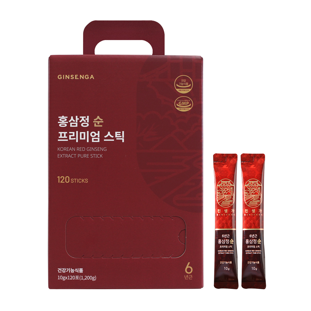 <b>진생가 홍삼정 순 프리미엄 스틱 10g</b> x 120포, 1개