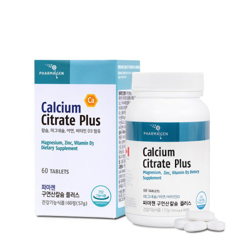 <b>파마젠</b> 구연산칼슘 플러스 1050mg x 60정, 3개