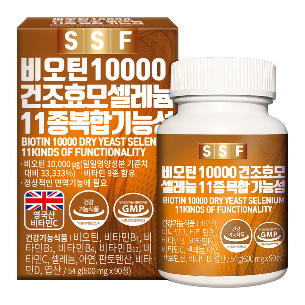 순수식품 셀렌 효모 비오틴 600mg x 90캡슐, 1개