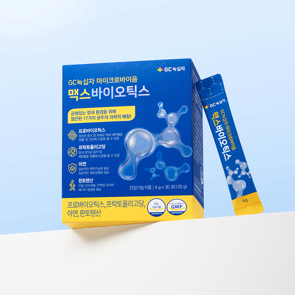 GC녹십자 <b>마이크로바이옴</b> 맥스바이오틱스 4g x 30포, 1개