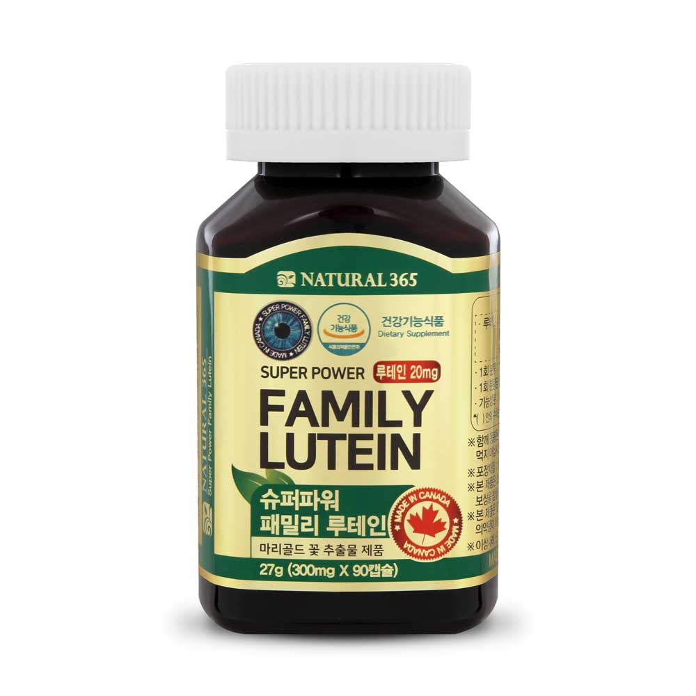 내츄럴365 슈퍼 파워 패밀리 루테인 300mg x 90캡슐, 1개