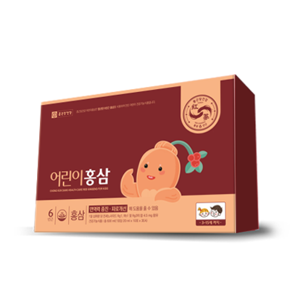 종근당건강 어린이홍삼 20ml x 30포, 2개