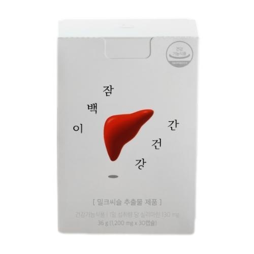 잠백이 <b>간 건강</b> 1200mg x 30캡슐, 1개