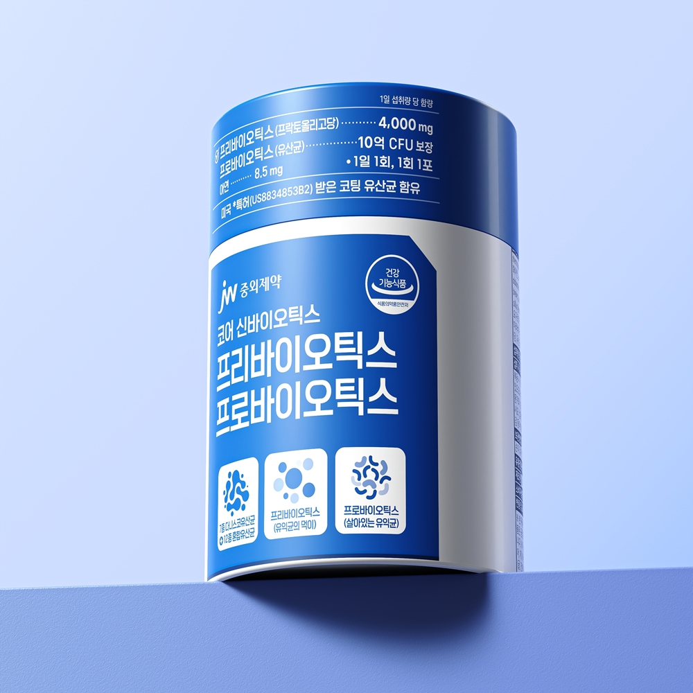 <b>JW중외제약</b> 코어 신바이오틱스 프리바이오틱스 프로바이오틱스 6g x 50포, 1개