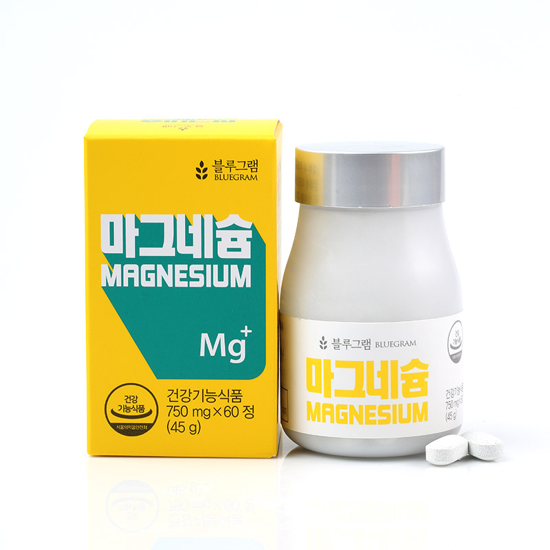 블루그램 마그네슘 750mg x 60정, 1개