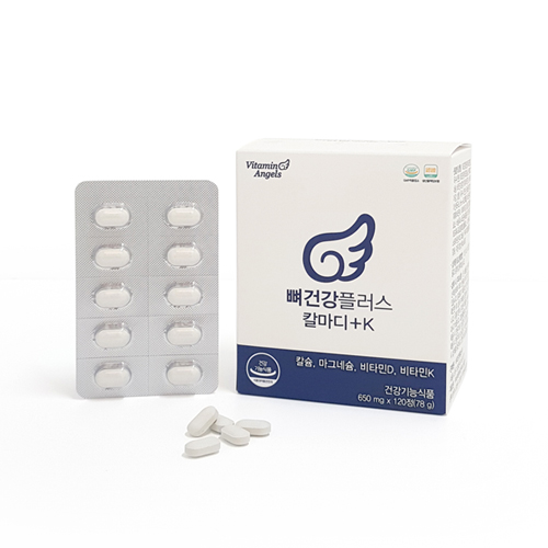 <b>비타민엔젤스</b> 뼈건강플러스 칼마디+<b>K</b> 650mg x 120정, 1개