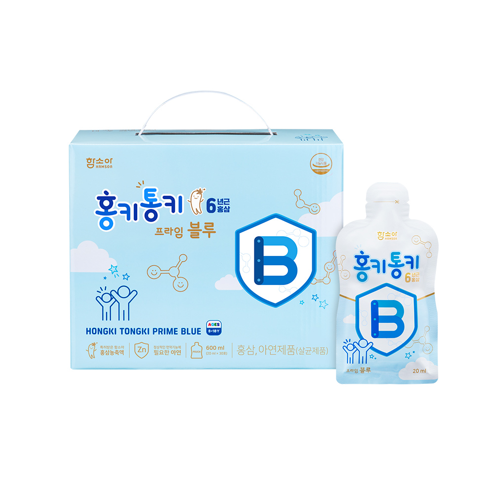 함소아 홍키통키 프라임 블루 20ml x 30포, 1개