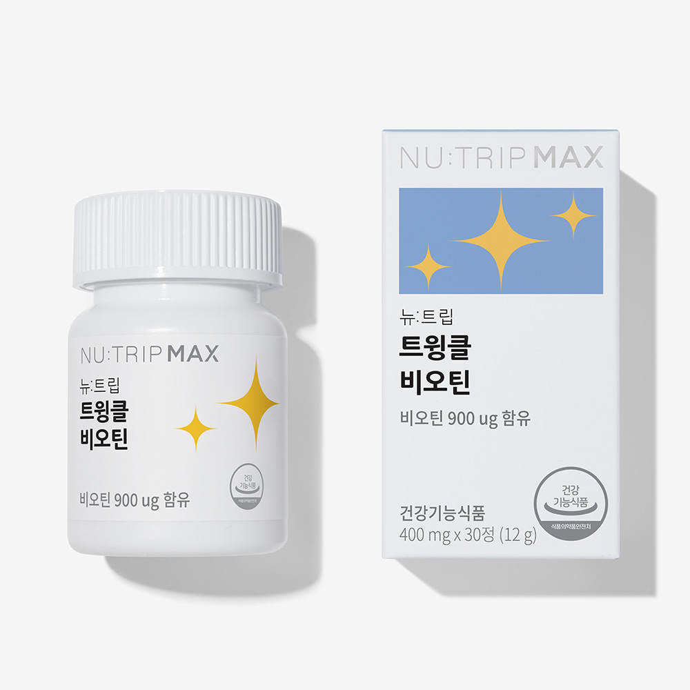 뉴트립 트윙클 <b>비오틴</b> 400mg x 30정, 1개