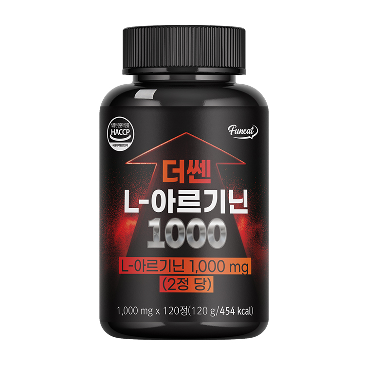 퍼니트 더쎈 <b>L</b> <b>아르기닌</b> 1000 <b>1000mg</b> x 120정, 2개