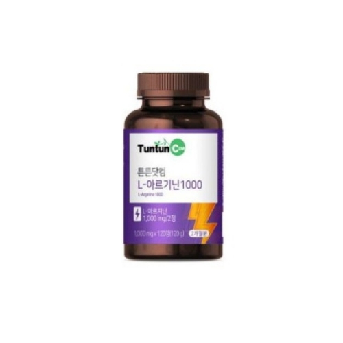 튼튼닷컴 <b>L</b> <b>아르기닌</b> 1000 <b>1000mg</b> x 120정, 2개