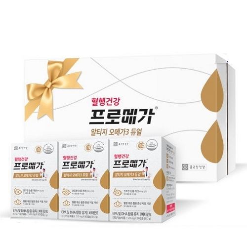 프로메가 알티지 오메가3 듀얼 선물세트 520mg x 180캡슐, 1개