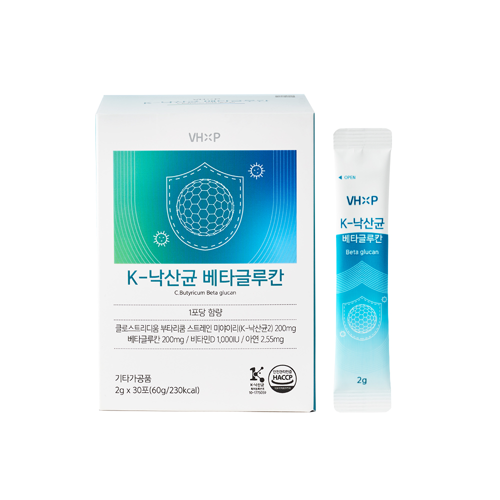 K <b>낙산균</b> 베타글루칸 2g x 30포, 3개
