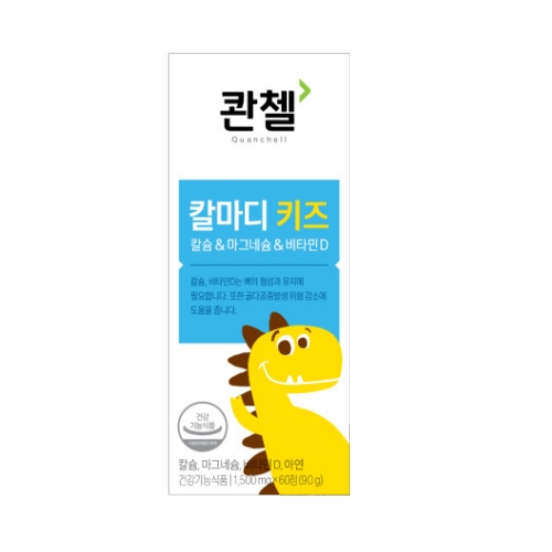 콴첼 칼마디 키즈 150mg x 60캡슐, 1개