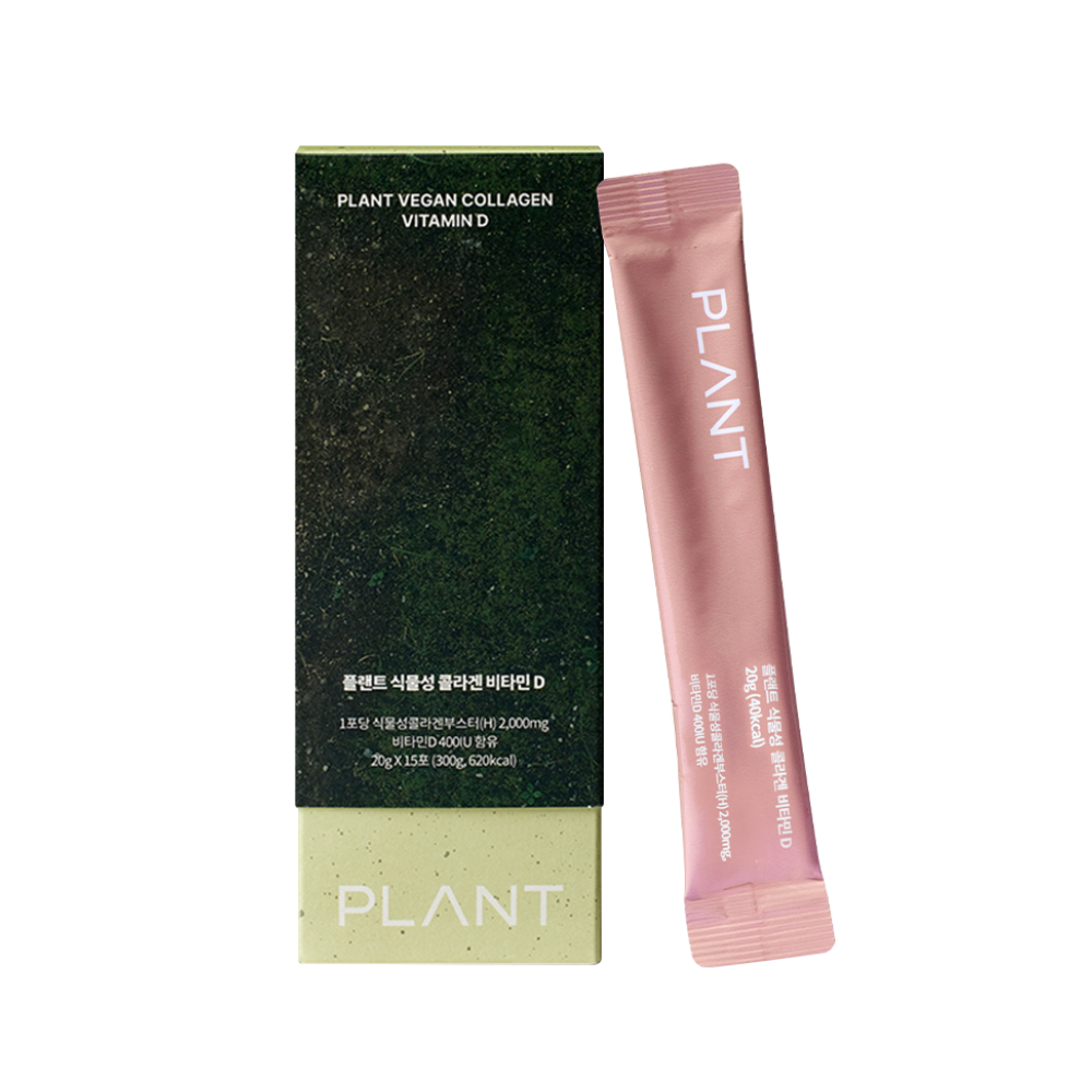 플랜트 식물성 콜라겐 비타민D 20g x 15포, 4개
