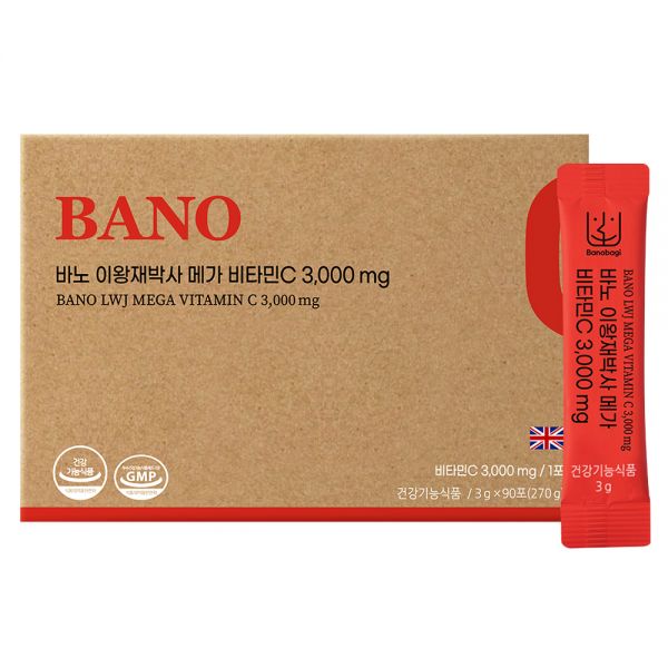 바노 이왕재박사 <b>메가</b> 비타민C 3g x 90포, 2개