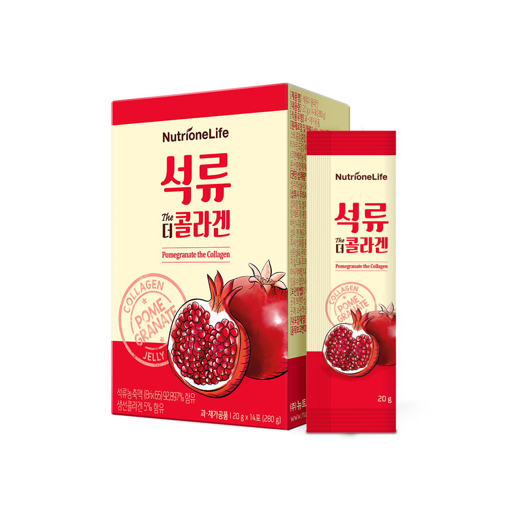 뉴트리원라이프 석류 더 콜라겐 20g x 14포, 4개