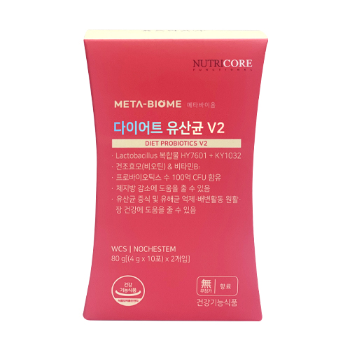 뉴트리코어 다이어트 유산균 V2 4g x 20포, 1개