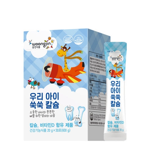 웅진식품 우리 아이 쑥쑥 칼슘 20g x 30포, 1개