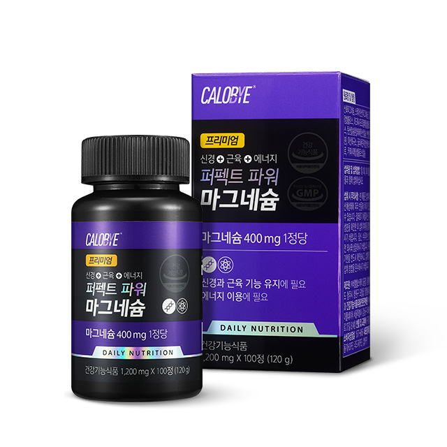 칼로바이 퍼펙트 파워 마그네슘 1200mg x 100정, 1개