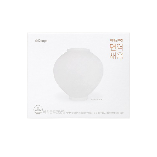 덴프스 <b>베타글루칸</b> 면역채움 450mg x 60캡슐, 1개
