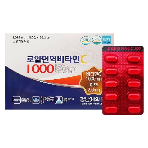 로얄면역비타민C 1000 1085mg x 180정, 2개