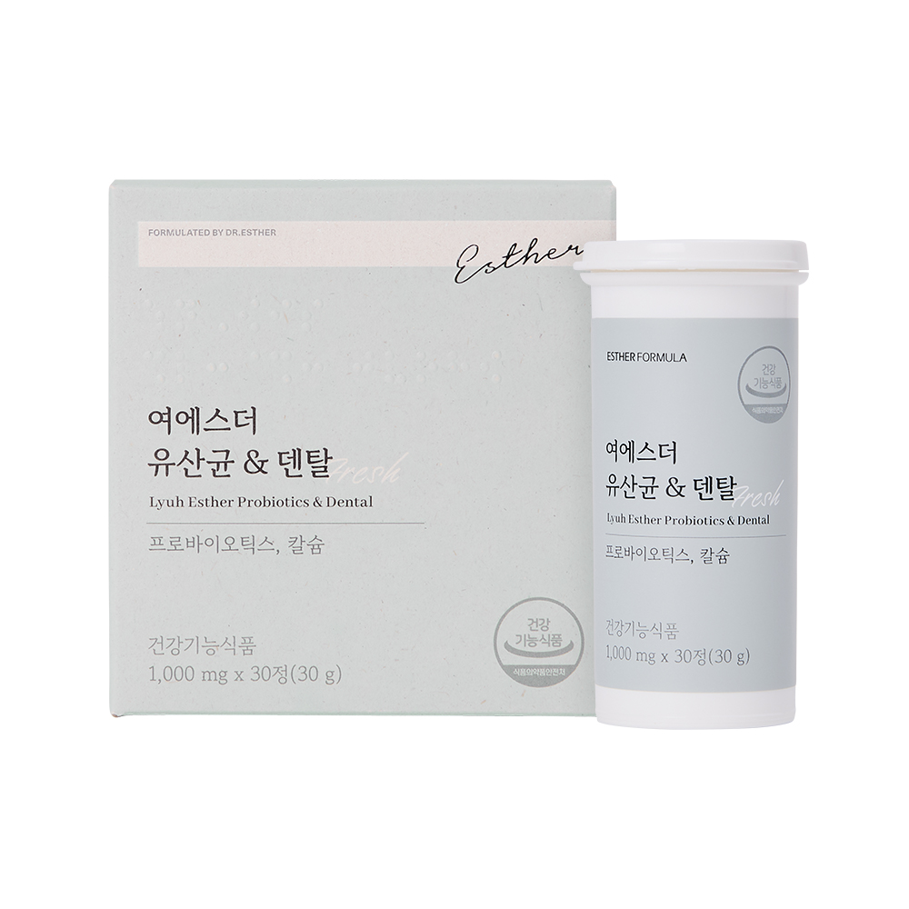 에스더포뮬러 여에스더 유산균 덴탈 1000mg x 30캡슐, 3개