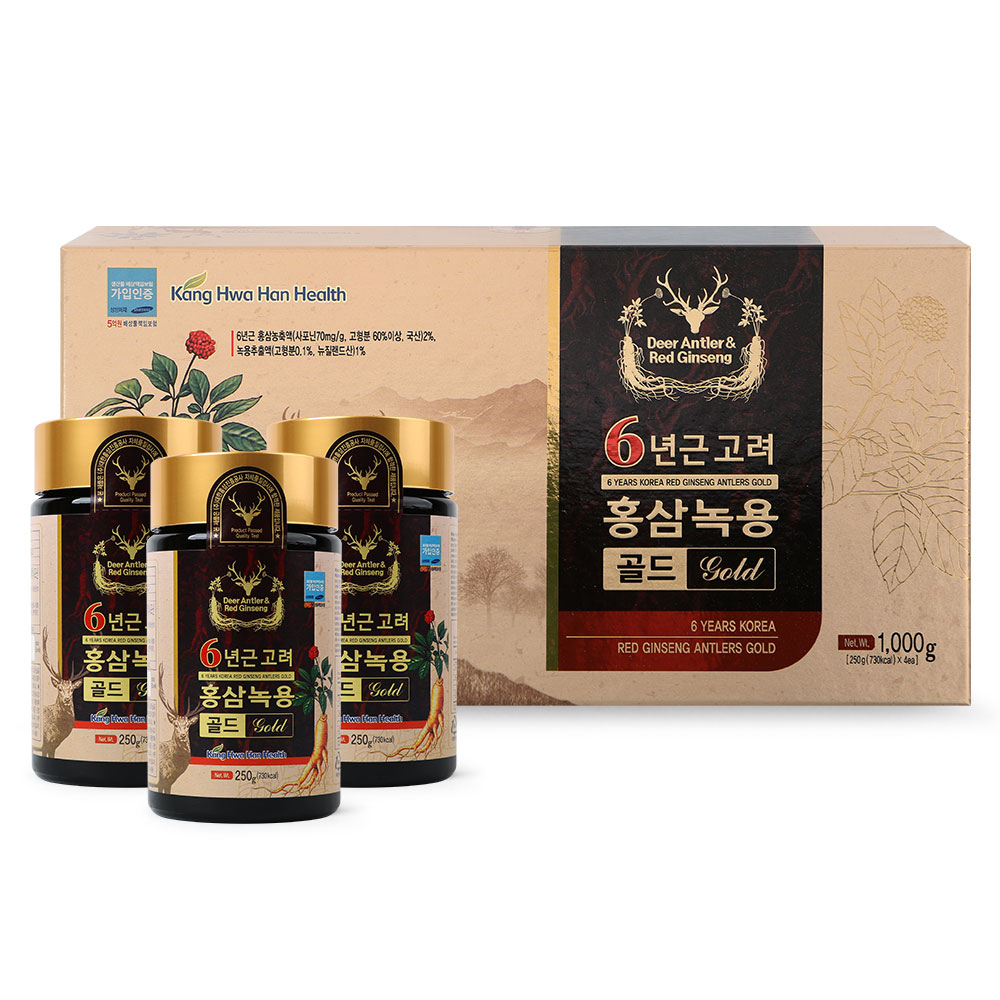 6년근 고려 홍삼녹용 골드 1kg, 1개