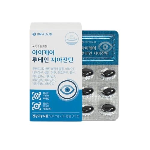 서울약사신협 <b>아이케어 루테인</b> 지아잔틴 500mg x 30캡슐, 1개