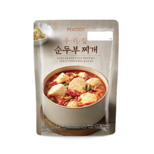 신세계푸드 PEACOCK 우리집 순두부찌개