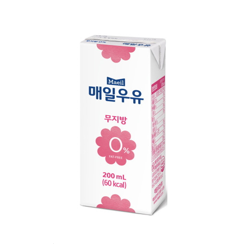 무지방 우유 제품 이미지
