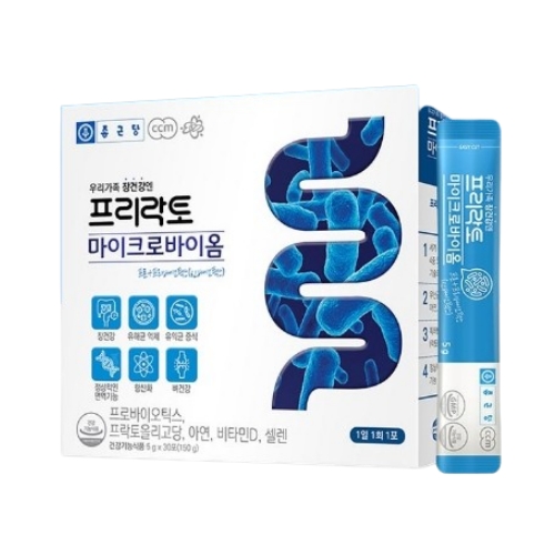 종근당 프리락토 <b>마이크로바이옴</b> 5g x 30포, 3개