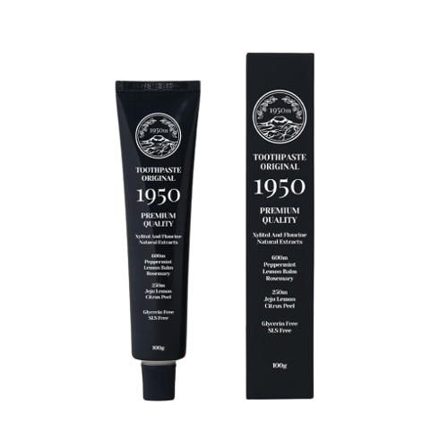 생잎제약 <b>1950</b> 시트러스 블랙 치약 100g, 1개