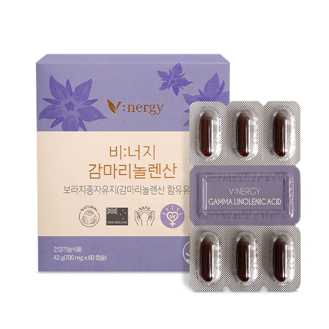 비너지 <b>감마리놀렌산</b> 700mg x 60캡슐, 1개