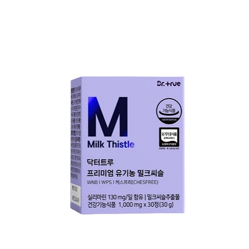 닥터트루 프리미엄 유기농 밀크씨슬 1000mg x 30정, 5개