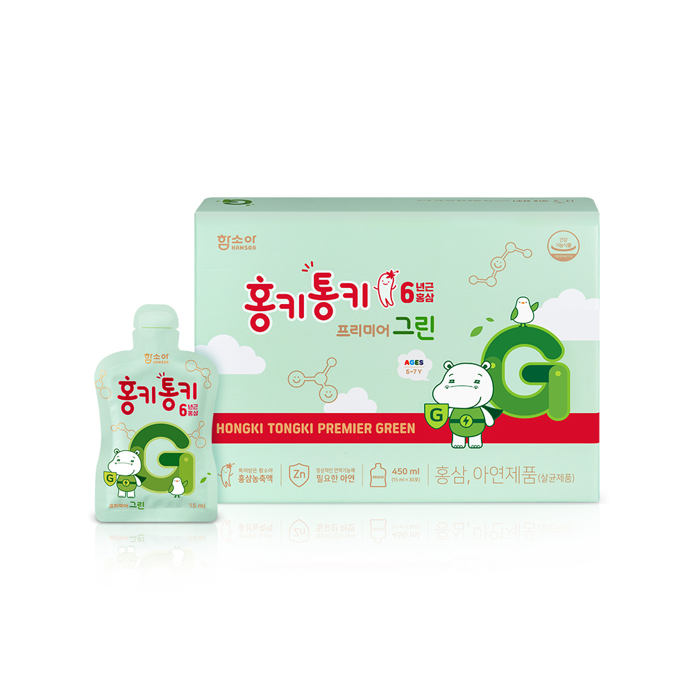 함소아 홍키통키 프리미어 그린 15ml x 30포, 1개