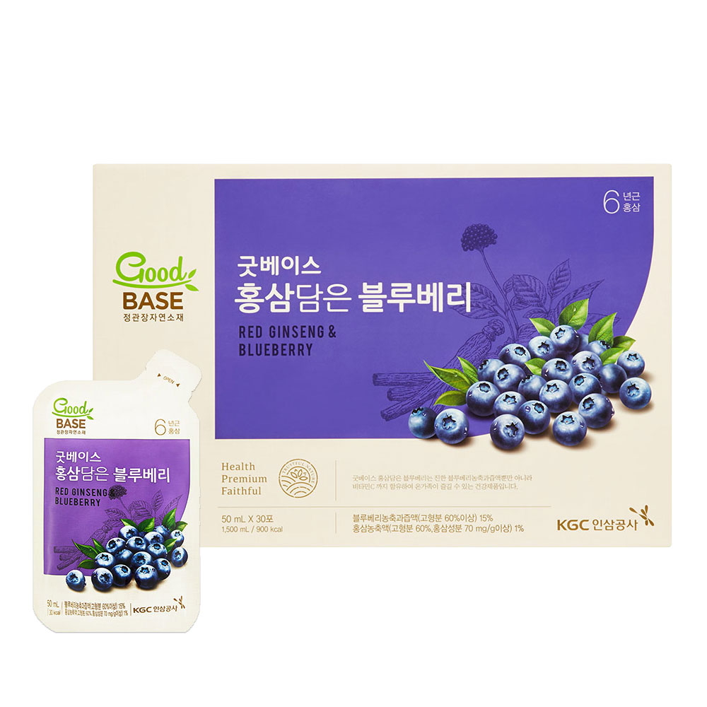 홍삼담은 블루베리 50ml x 30개입, 1개
