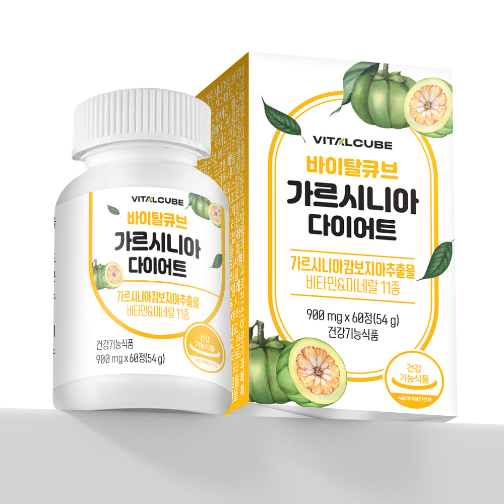 <b>바이탈큐브</b> 가르시니아 다이어트 900mg x 60정, 5개