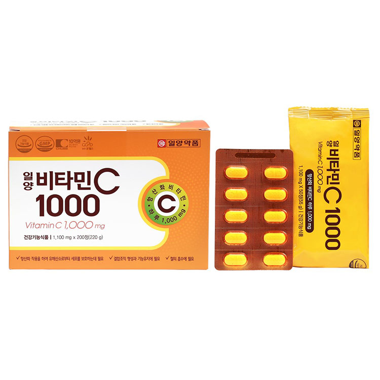 <b>일양약품 비타민C</b> 1000 1100mg x 200정, 1개
