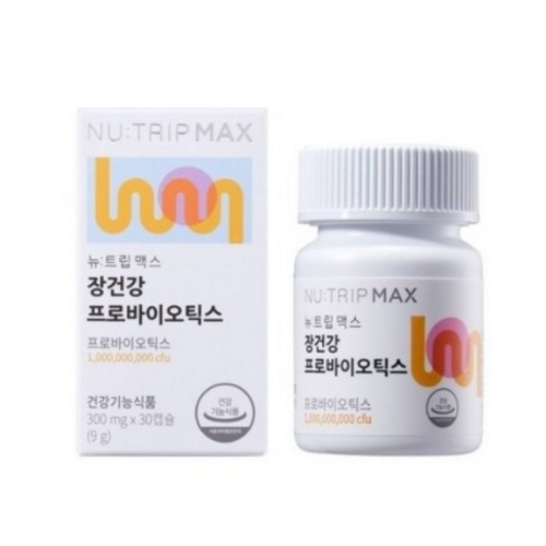 뉴트립 뉴트립맥스 장건강 프로바이오틱스 300mg x 30캡슐, 1개