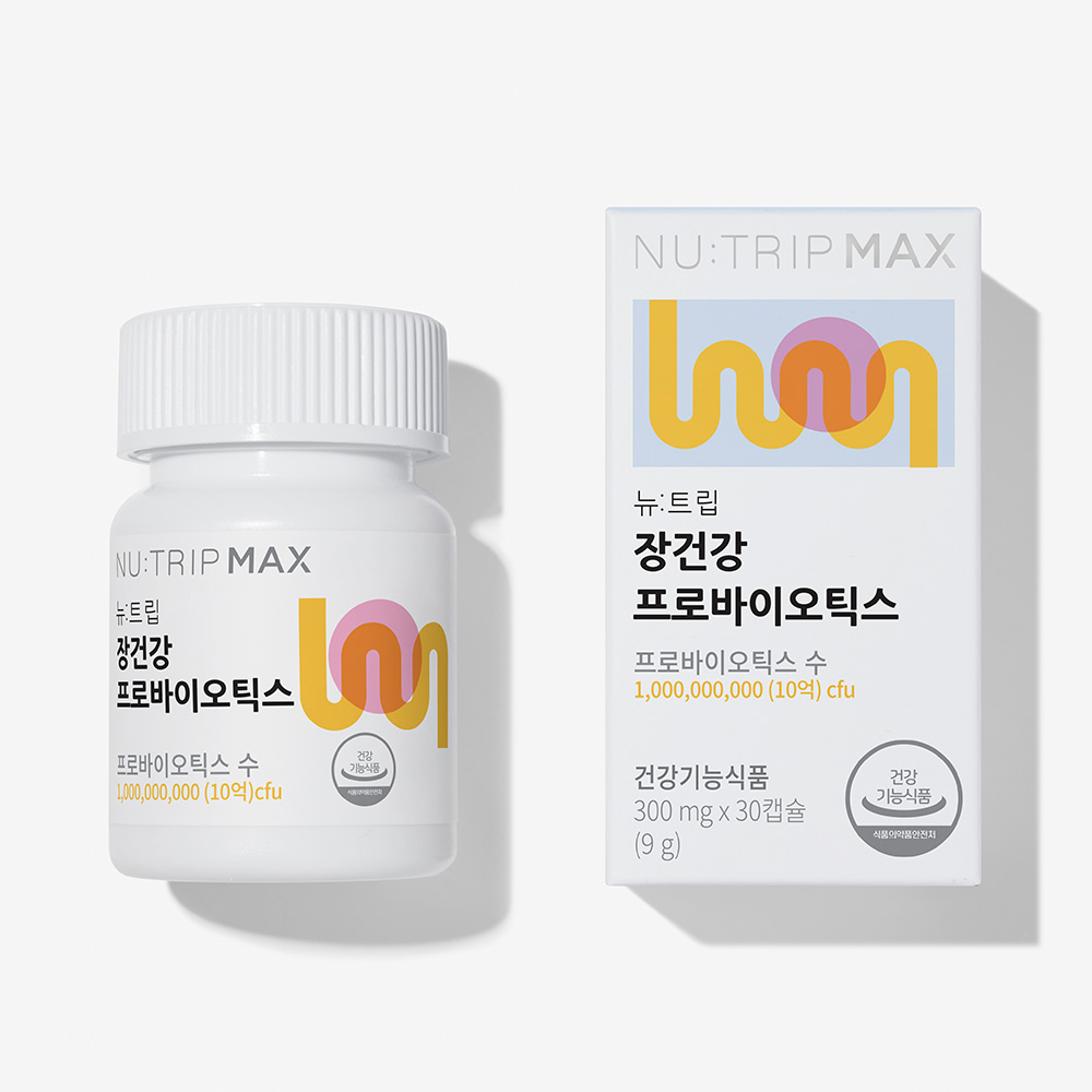 뉴트립 뉴트립맥스 장건강 프로바이오틱스 300mg x 30캡슐, 1개