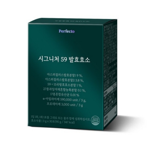 PERFECTO <b>시그니처 59 발효효소</b> 3g x 30포, 6개