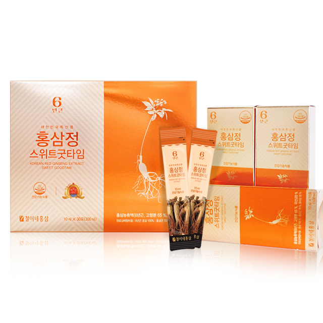 <b>철이네</b><b>홍삼</b> <b>홍삼</b>정 스위트굿타임 10ml x 30개입, 1개