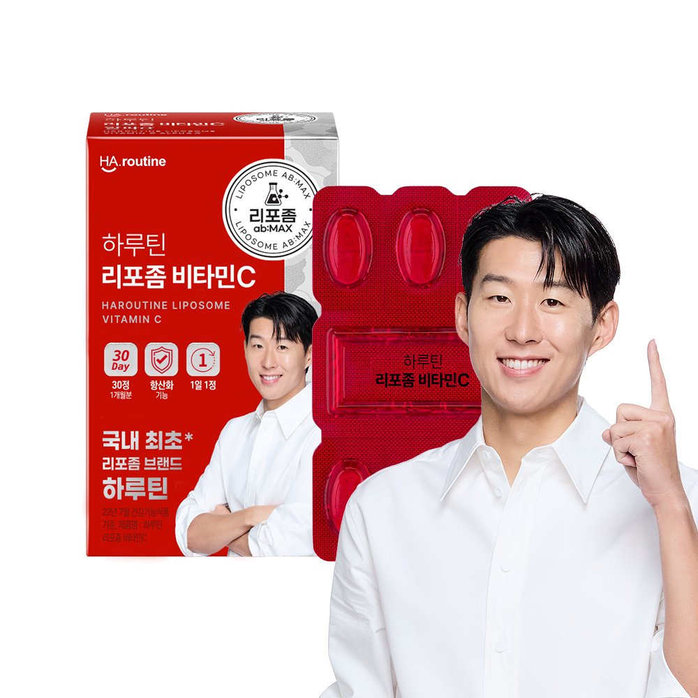 하루틴 리포좀 <b>비타민C</b> 1100mg x 30정, 6개