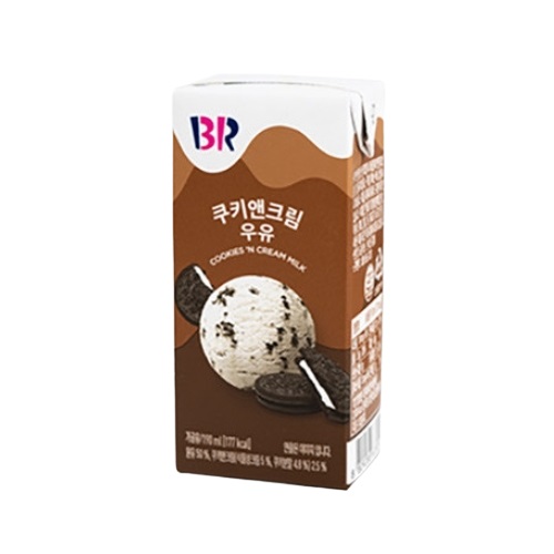 쿠키앤크림 우유