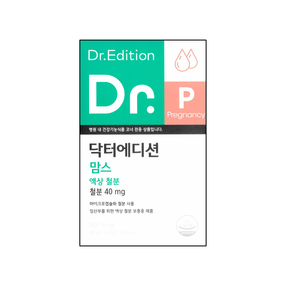 닥터에디션 맘스 액상 철분 10ml x 30포, 1개