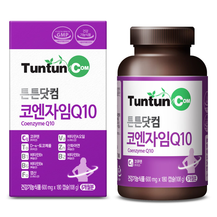 튼튼닷컴 <b>코엔자임 Q10</b> 600mg x 180캡슐, 1개